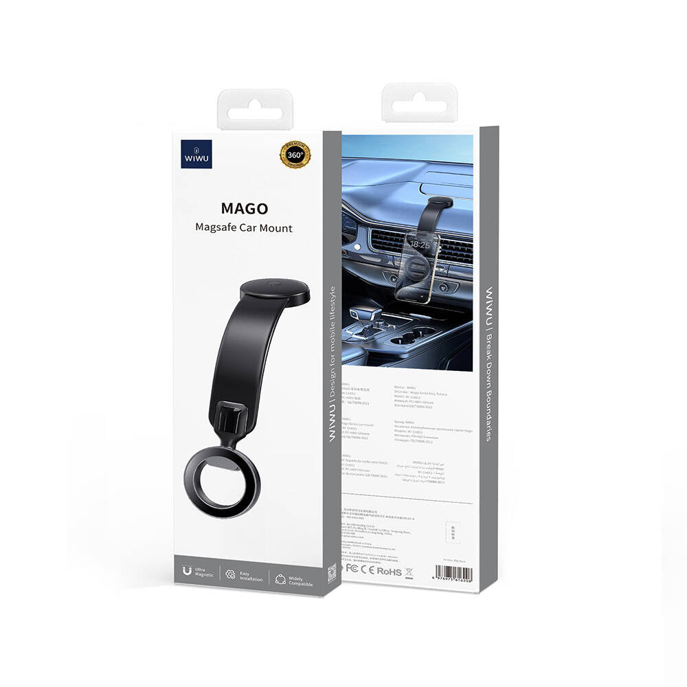 Wiwu Wi-CH053 Mago Serisi Magnetik M-safe Uyumlu Bükülebilen Eğimi ve Düz Zemin Araç Telefon Tutacağı Wiwu Wi-CH053 Mago Serisi Magnetik M-safe Uyumlu Bükülebilen Eğimi ve Düz Zemin Araç Telefon Tutacağı